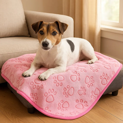Kuscheldecke für Hunde & Katzen | Weiche Haustierdecke für Ruhe, Geborgenheit & Möbel-Schutz