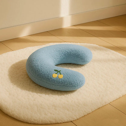 Katzenkissen in U-Form – Weiches Kuschelkissen für kleine Katzen & Kitten