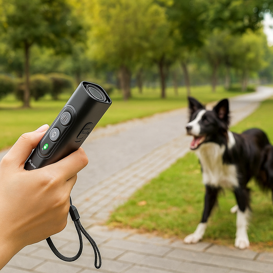 Ultraschall-Anti-Bell-Gerät für Hunde – Sanftes Trainingshilfsmittel mit LED & USB-Aufladung
