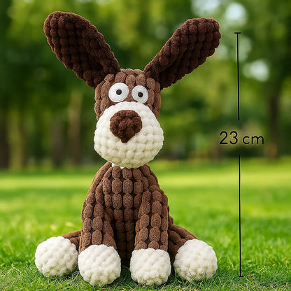 Robustes Hundespielzeug aus reißfestem Plüsch | Weiches Kuscheltier für Hunde