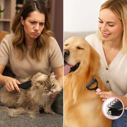 Fellpflegekamm Hund & Katze - Für langes Fell