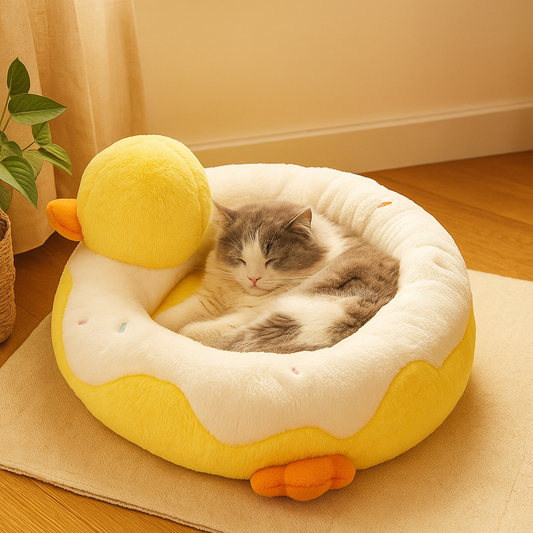 Katzen Kuschelbett - Weich & Entspannend