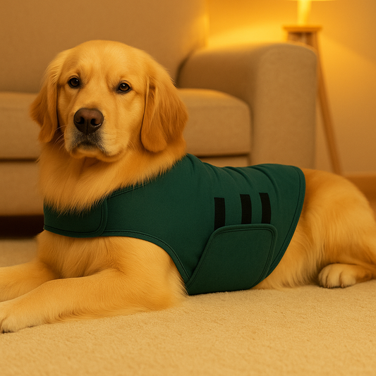 Beruhigende Hundeweste gegen Angst & Stress