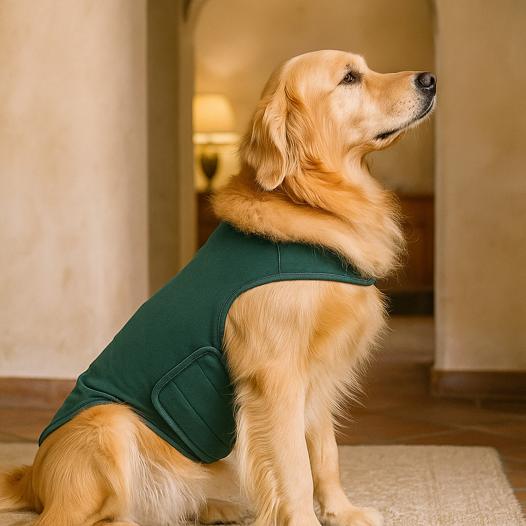 Beruhigende Hundeweste gegen Angst & Stress