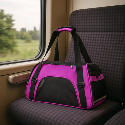 Reisetasche für kleine Hunde & Katzen - Sicher & Bequem