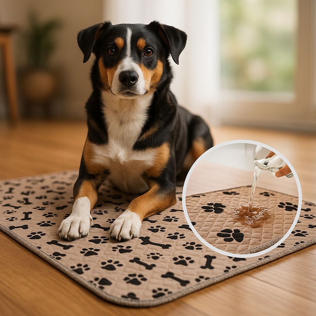Saugmatte Hund - Extrem Saugfähig & Waschbar