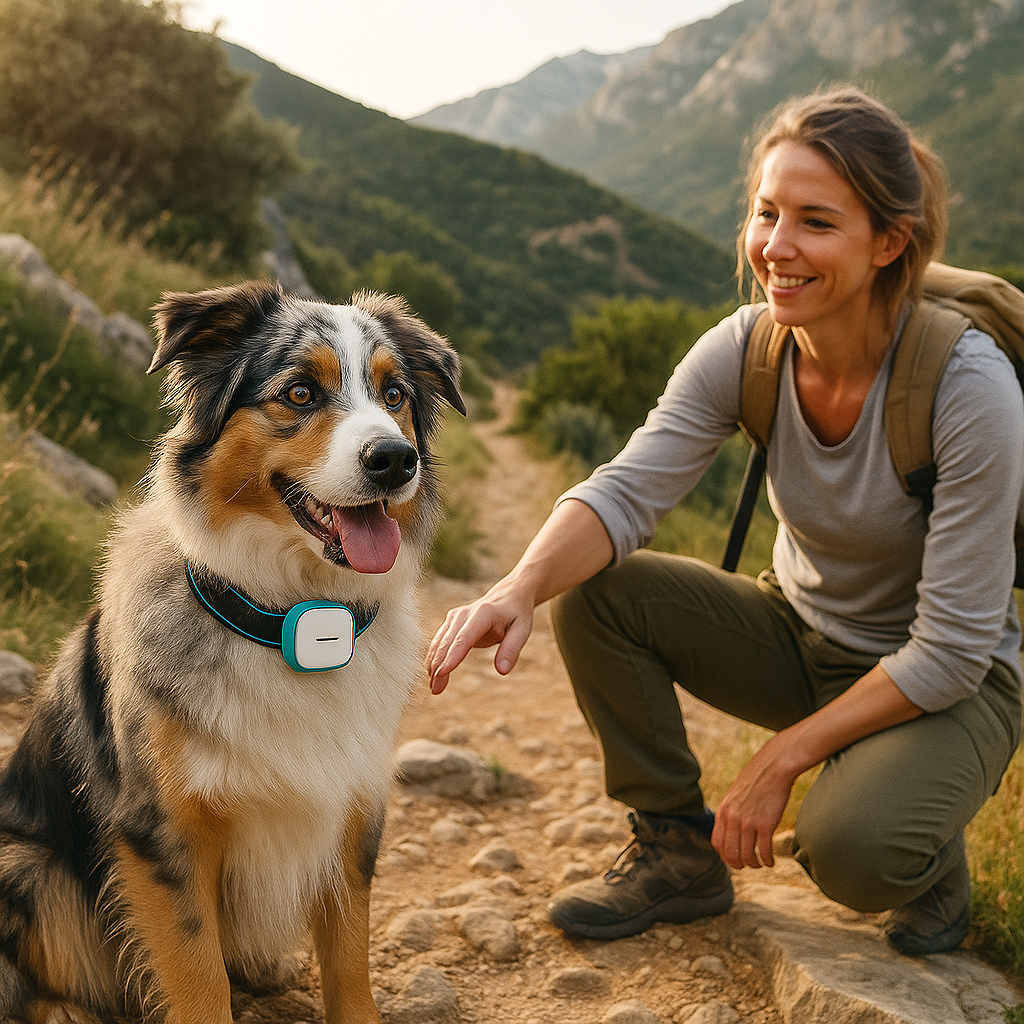 GPS-Tracker Hund - Echtzeit-Ortung & Alarm