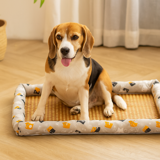 Hundekühlmatte | Atmungsaktives Hundebett für Sommer & Entspannung