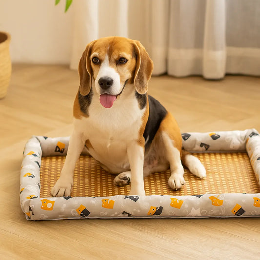 Hundekühlmatte | Atmungsaktives Hundebett für Sommer & Entspannung