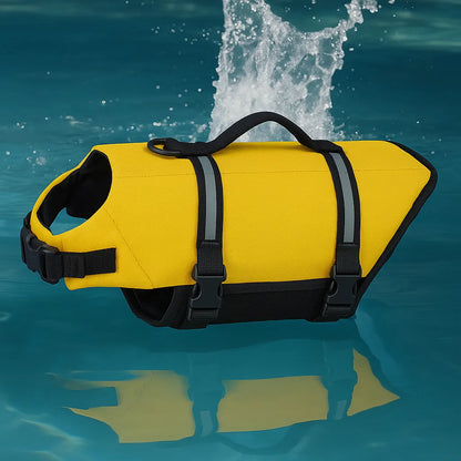 Hundeschwimmweste | Verstellbare Rettungsweste mit Reflektoren
