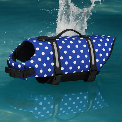 Hundeschwimmweste | Verstellbare Rettungsweste mit Reflektoren