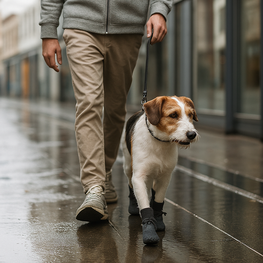 Rutschfeste Hundesocken (4er Set) – Pfotenschutz Indoor & Outdoor