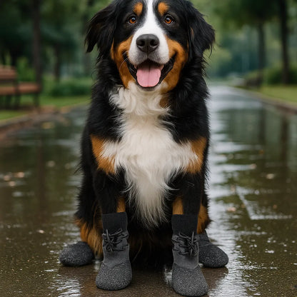 Rutschfeste Hundesocken (4er Set) – Pfotenschutz Indoor & Outdoor
