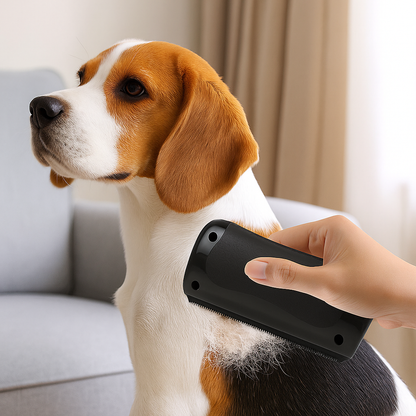 Hunde & Katzen Fellbürste gegen Unterwolle & Haaren – Effiziente Tierhaarentfernung