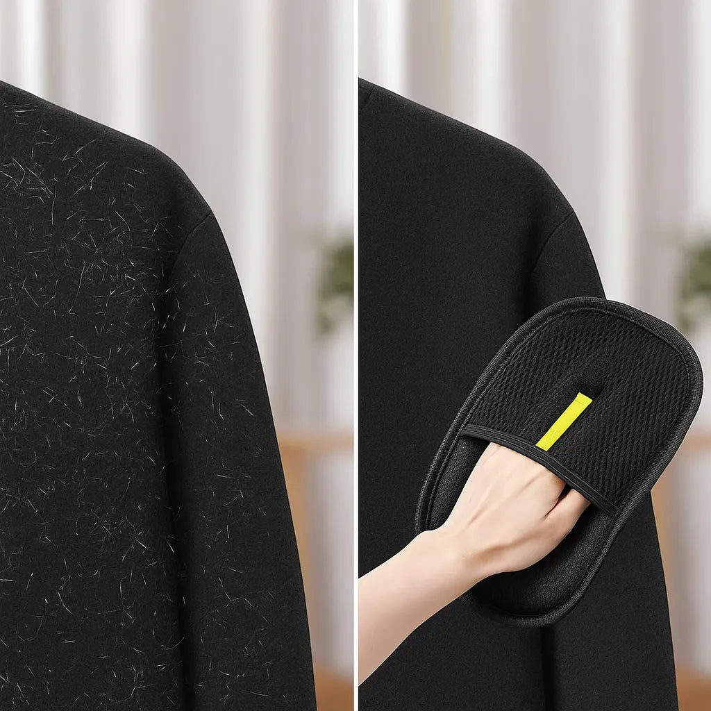 Tierhaarentferner Handschuh – Fellmagnet für Sofa, Kleidung & Auto