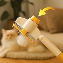 Cat Brush | Gentle Shedding Brush for Shiny Coat & Less Hair