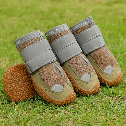 Hundeschuhe Wasserdicht & Rutschfest – Pfotenschutz mit Reflektoren