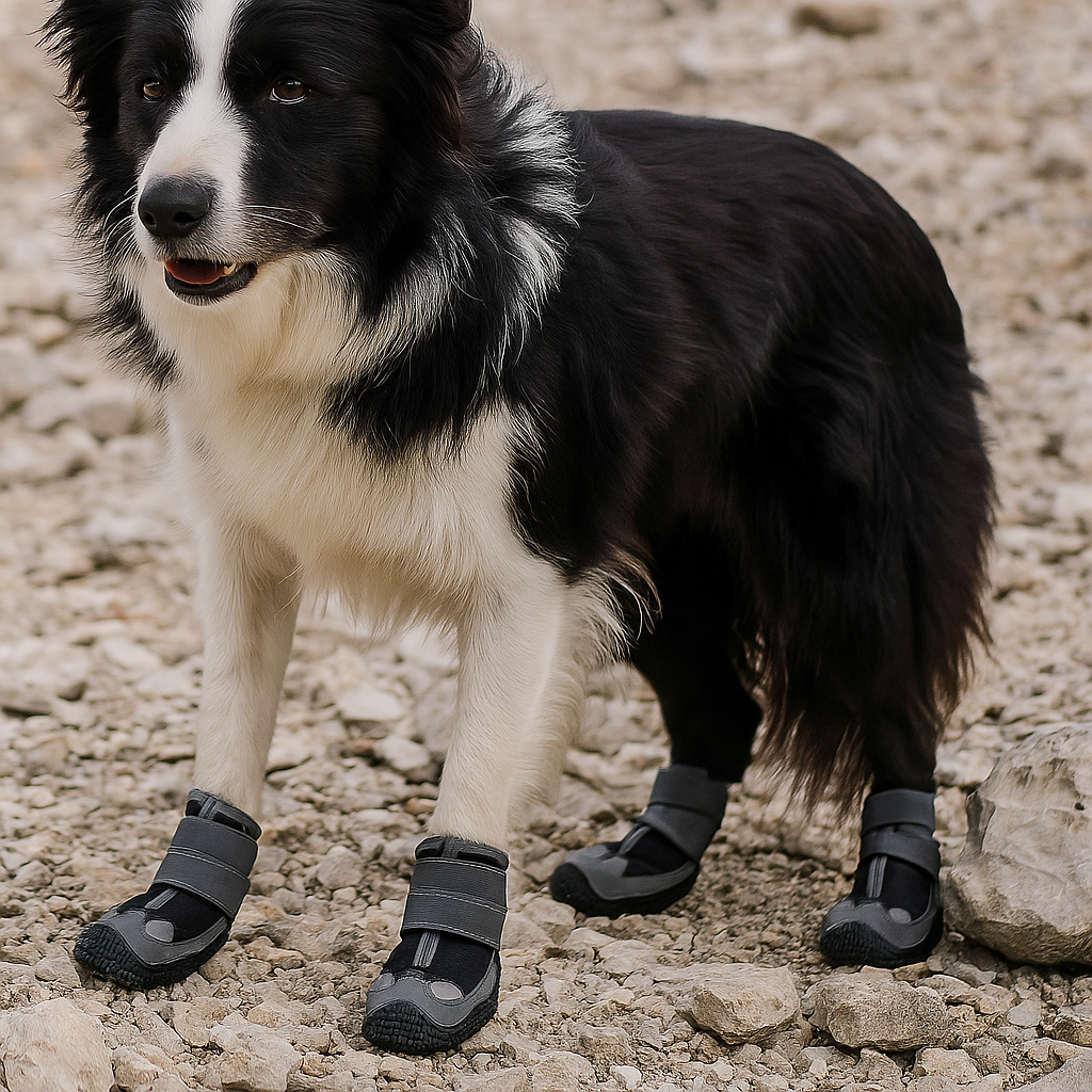 Hundeschuhe Wasserdicht & Rutschfest – Pfotenschutz mit Reflektoren