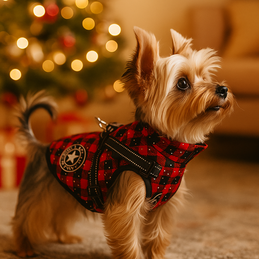 Winterhundejacke mit Geschirr – Warm & Sicher | Für kleine & große Hunde