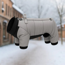 Winter Hundemantel mit Beinen & Kapuze | Wasserdicht, Reflektierend