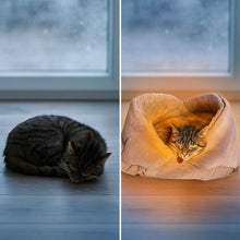 2-in-1 Cat Bed & Snuggle Blanket – Soft Snuggle Bed for Cats