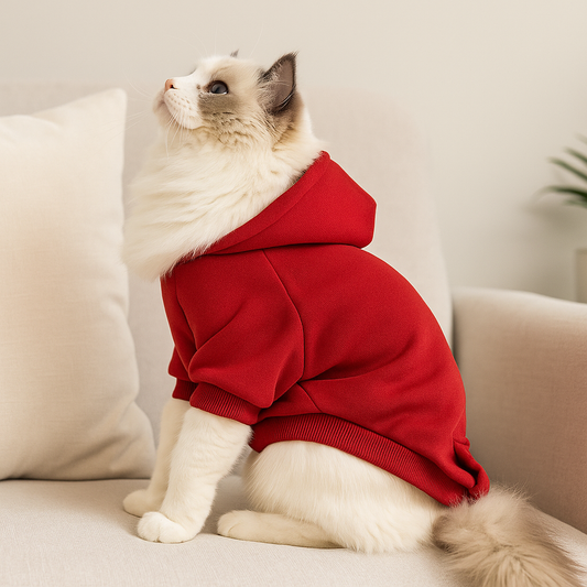 Warmer Hunde & Katzen Hoodie – Kapuzenpullover für Herbst & Winter