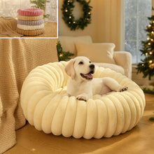 Dog Bed Donut - Fluffy Cuddle Bed for Small & Large Dogs