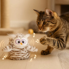 Interactive Cat Toy Owl with Sound | Bird Toy Hunting Instinct