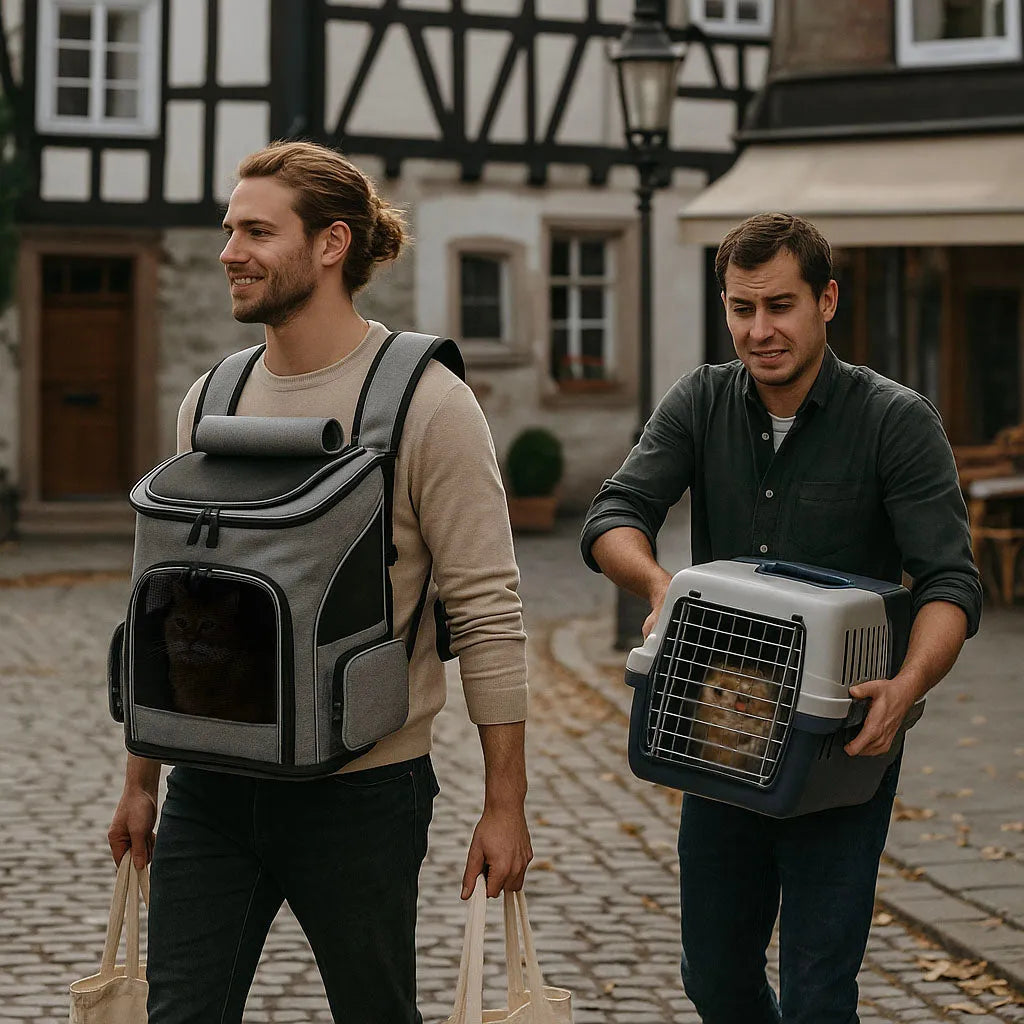 Katzenrucksack mit Sichtfenster – Transportrucksack
