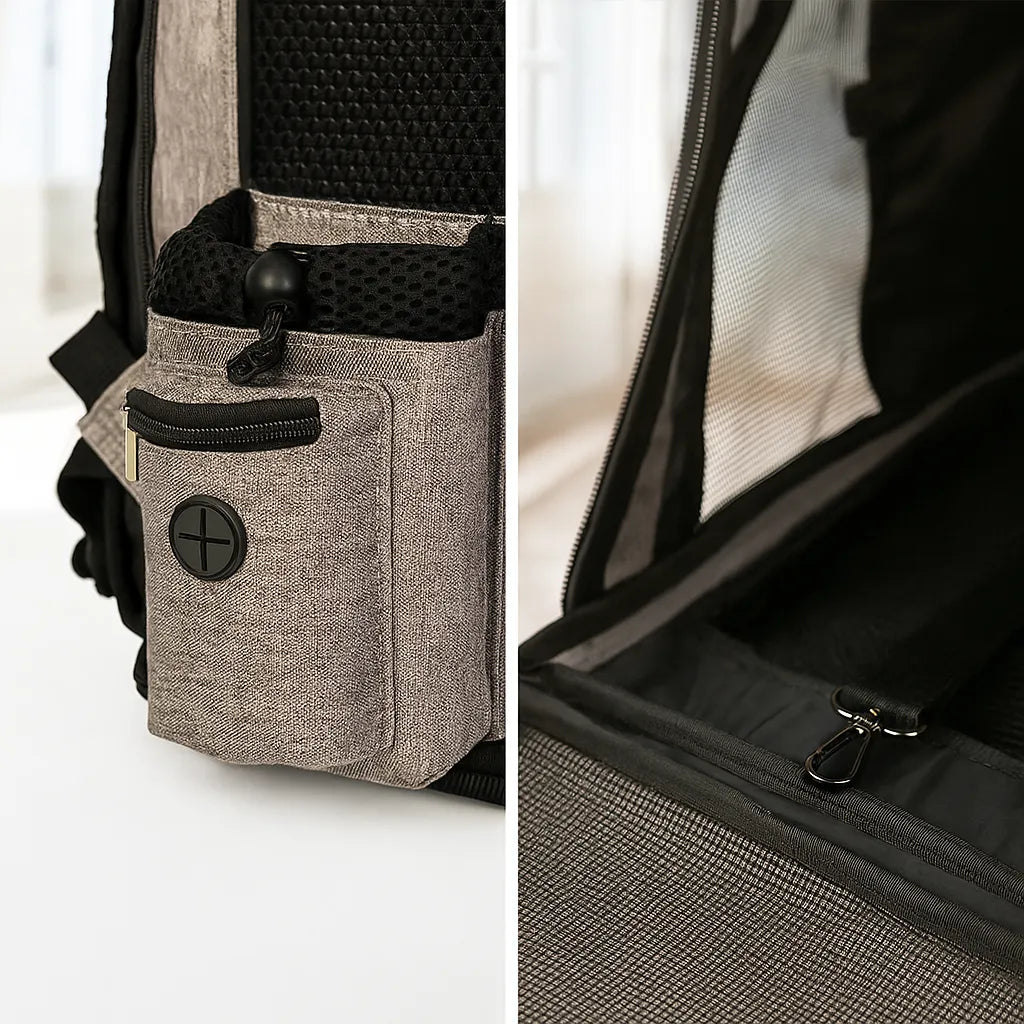 Katzenrucksack mit Sichtfenster – Transportrucksack