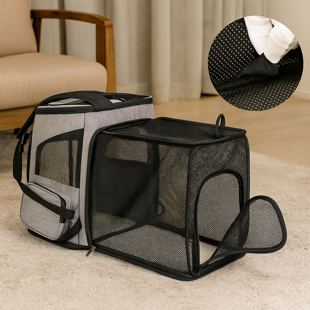 Katzenrucksack mit Sichtfenster – Transportrucksack