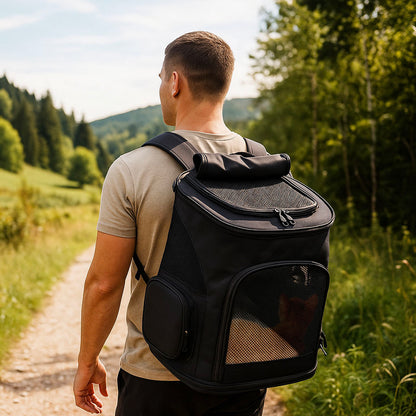 Katzenrucksack mit Sichtfenster – Transportrucksack