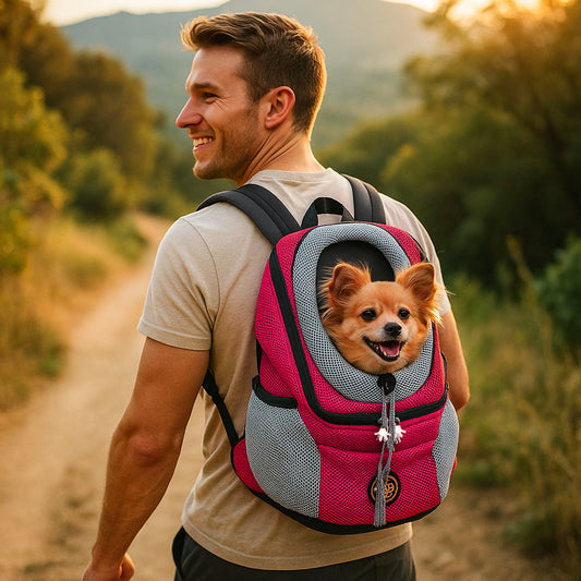 Hunderucksack für Wandern | Transportrucksack Hund klein & groß