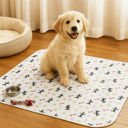 Waschbare Hundepipi-Matte – Wiederverwendbar & saugstark | Welpenunterlage
