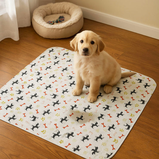 Waschbare Hundepipi-Matte – Wiederverwendbar & saugstark | Welpenunterlage