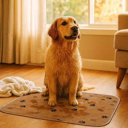Waschbare Hundepipi-Matte – Wiederverwendbar & saugstark | Welpenunterlage