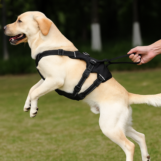 Hundegeschirr ausbruchssicher | Verstellbares & gepolstertes Sicherheitsgeschirr