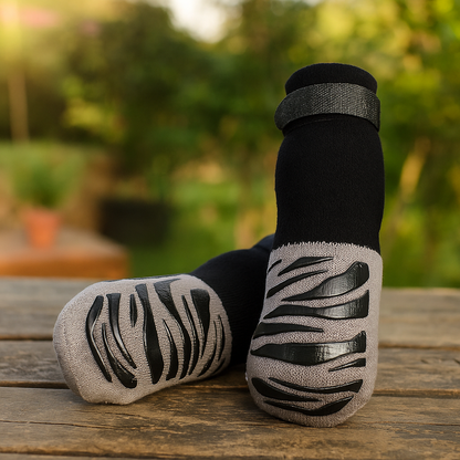 Hundesocken Anti-Rutsch - Wasserdichter Pfotenschutz für drinnen & draußen