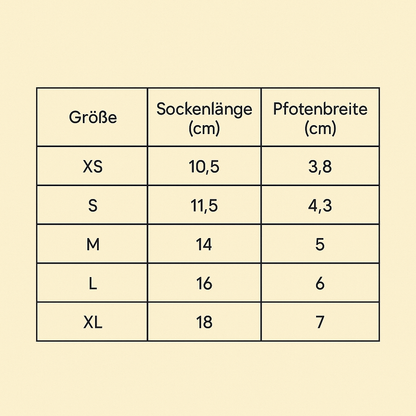 Hundesocken Anti-Rutsch - Wasserdichter Pfotenschutz für drinnen & draußen