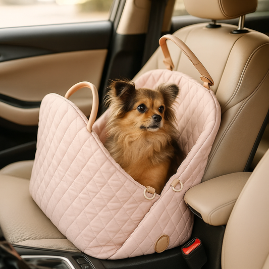 Hunde Autositz - Transporttasche 2in1 für sicheres Reisen