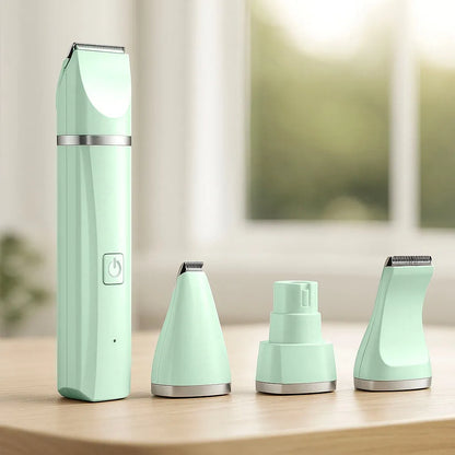 Haustiertrimmer 4in1 leise | Für Pfoten, Fell & Nägel von Hund & Katze