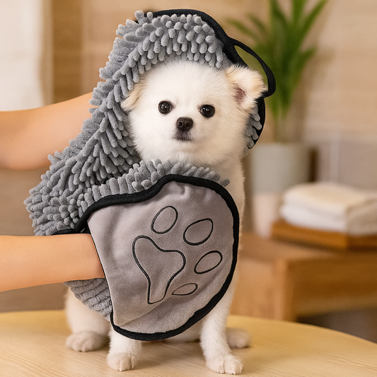 Hundehandtuch Mikrofaser – Schnelltrocknend & saugfähig für unterwegs