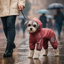 Waterproof Dog Rain Jacket - Reflective Raincoat for Visibility