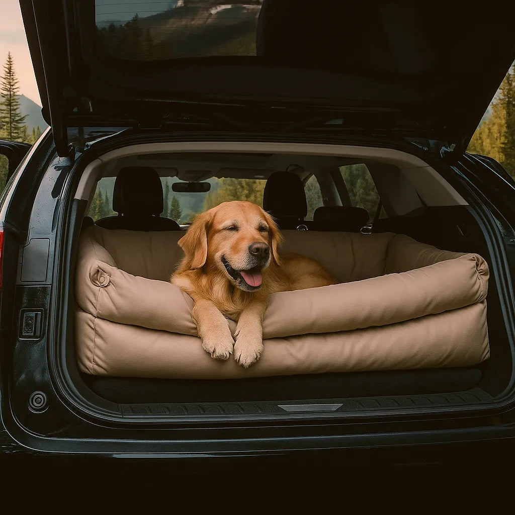 Hundeautositz & Reisebett - Sicherer & bequemer Transport für Hunde