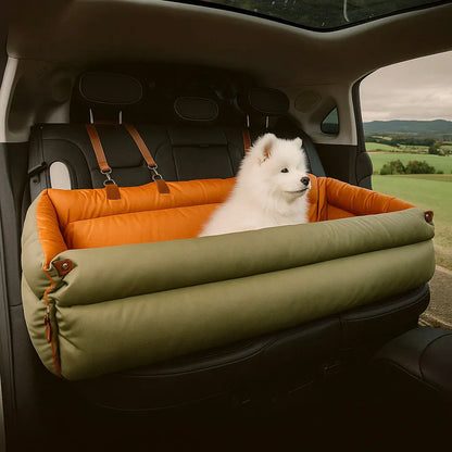 Hundeautositz & Reisebett - Sicherer & bequemer Transport für Hunde