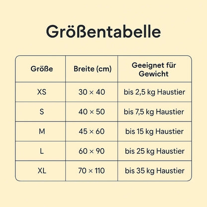 Kühlmatte Katze & Hund | Mit Gel-Füllung & modernem Design