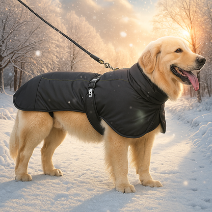 Winter Hundemantel | Wasserdicht & warm für mittelgroße & große Hunde