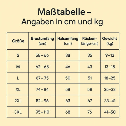 Winter Hundemantel | Wasserdicht & warm für mittelgroße & große Hunde