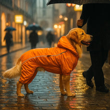 Dog raincoat with legs | Waterproof & reflective