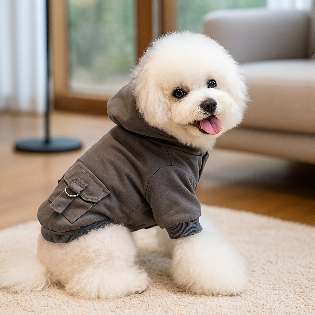 Warme Hundejacke mit Kapuze | Bequem & stilvoll für den Winter